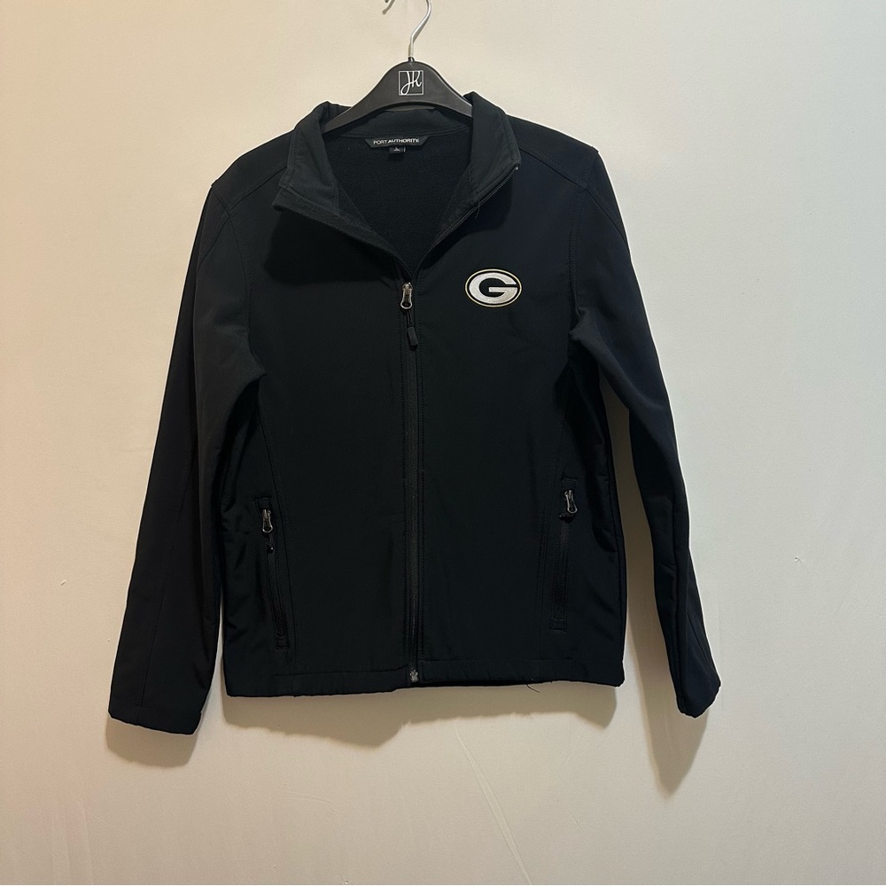 Georgia Bulldogs logo Port Authority Black Kids Jacket L (or Women’s Small)
